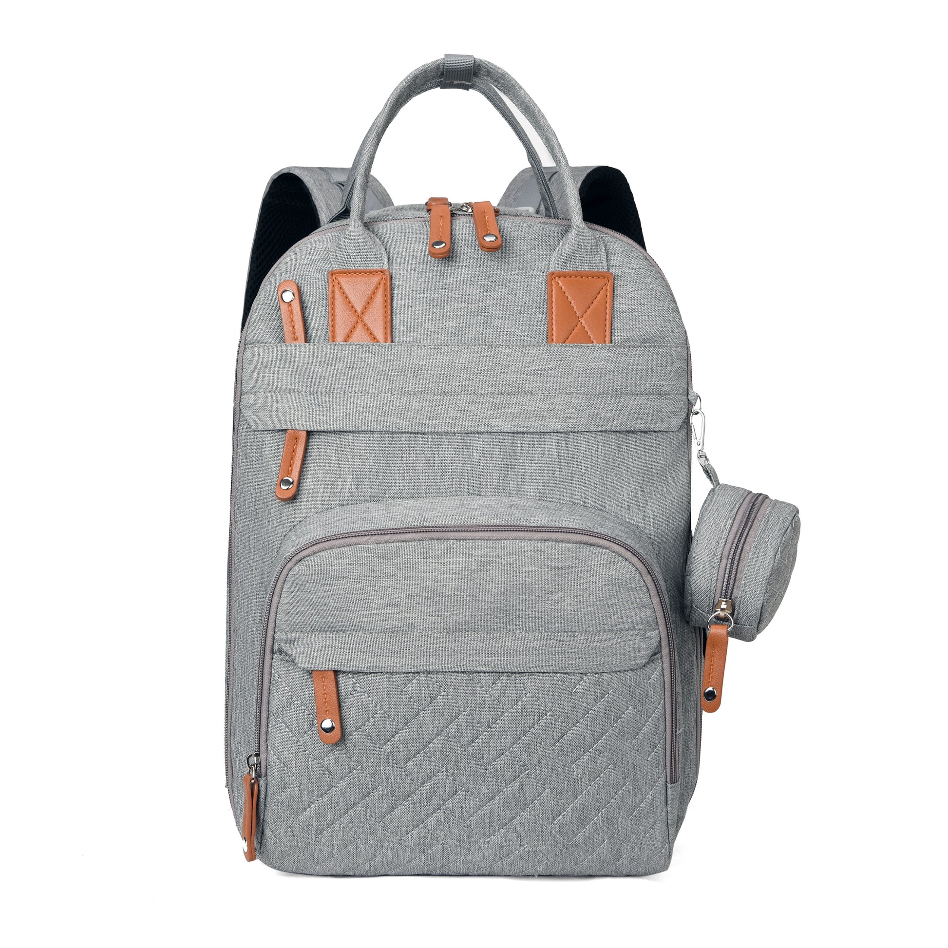 Lamroro Unisex Unpackable Diaper Bag:, Multifunctional Backpack With Changing Pad, Stroller Straps, And Case - Stylish And Practical! Christmas, Halloween, Thanksgiving Day Gift