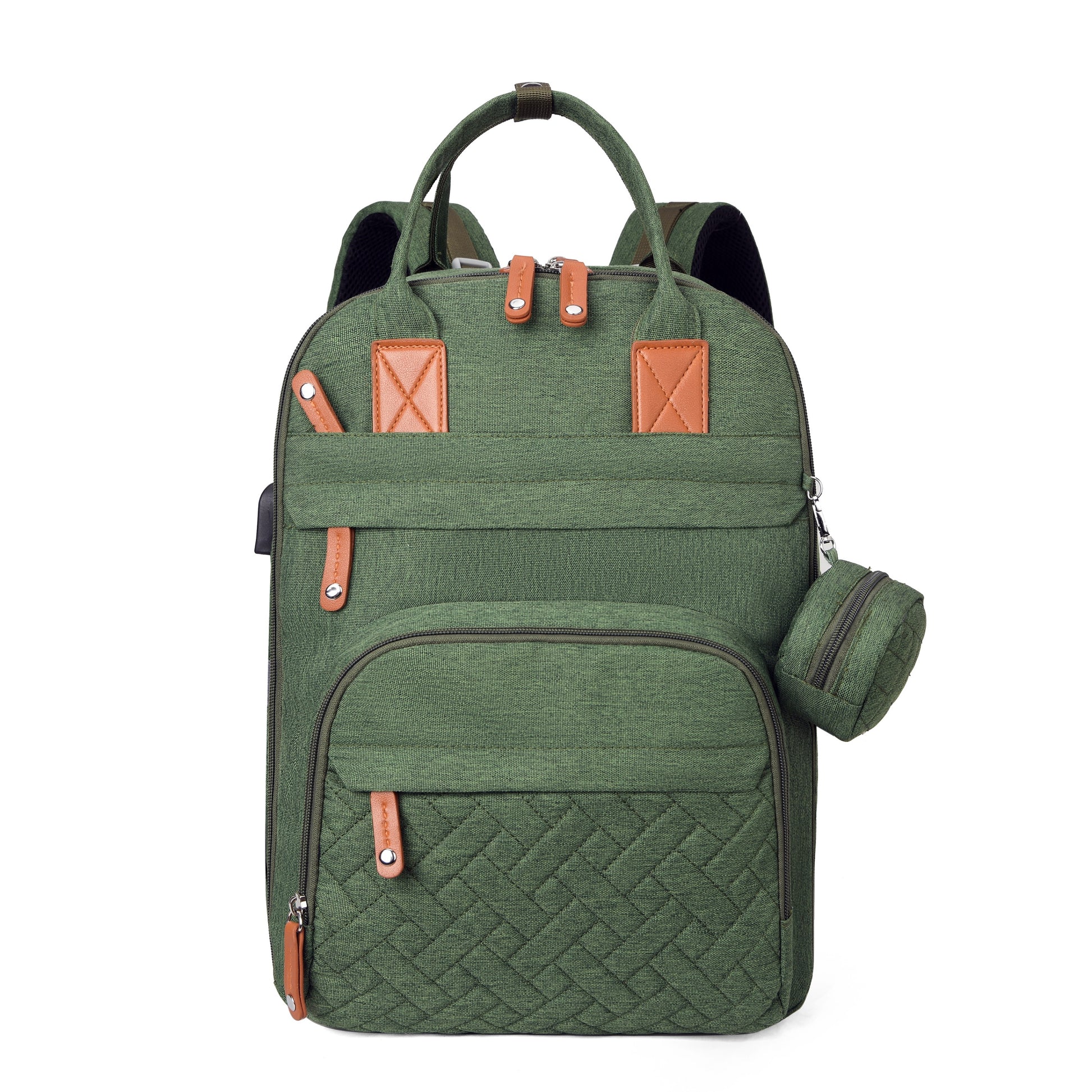 Lamroro Unisex Unpackable Diaper Bag:, Multifunctional Backpack With Changing Pad, Stroller Straps, And Case - Stylish And Practical! Christmas, Halloween, Thanksgiving Day Gift