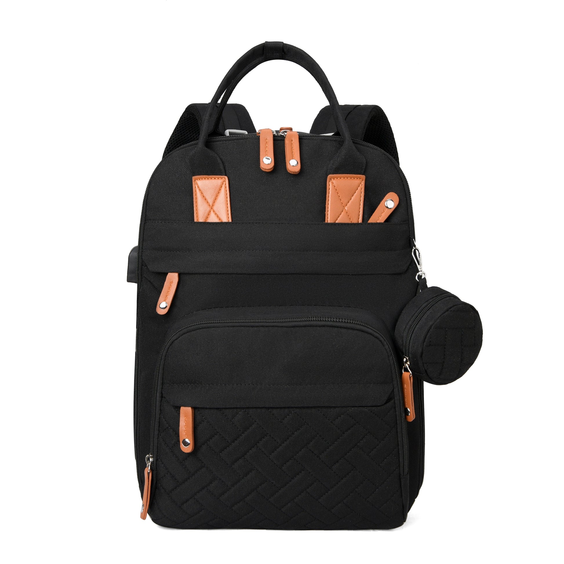 Lamroro Unisex Unpackable Diaper Bag:, Multifunctional Backpack With Changing Pad, Stroller Straps, And Case - Stylish And Practical! Christmas, Halloween, Thanksgiving Day Gift