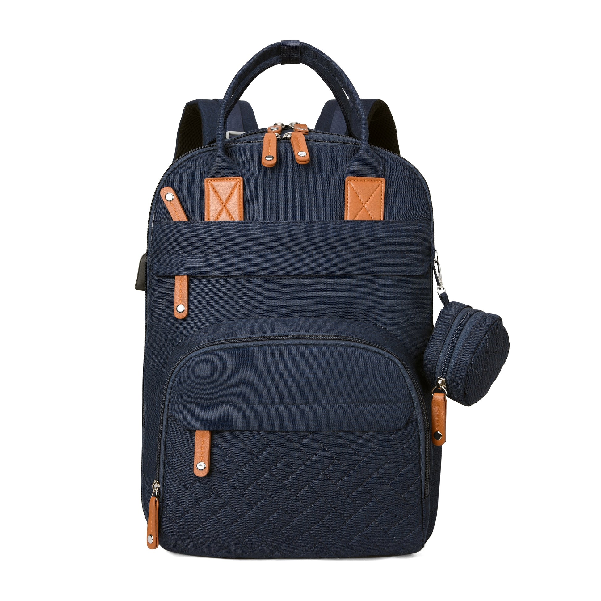 Lamroro Unisex Unpackable Diaper Bag:, Multifunctional Backpack With Changing Pad, Stroller Straps, And Case - Stylish And Practical! Christmas, Halloween, Thanksgiving Day Gift